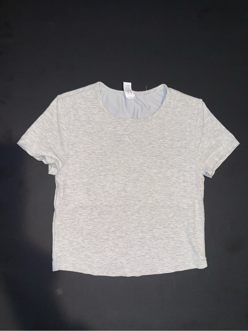 Yogalicious Light Gray Short Sleeve Tee